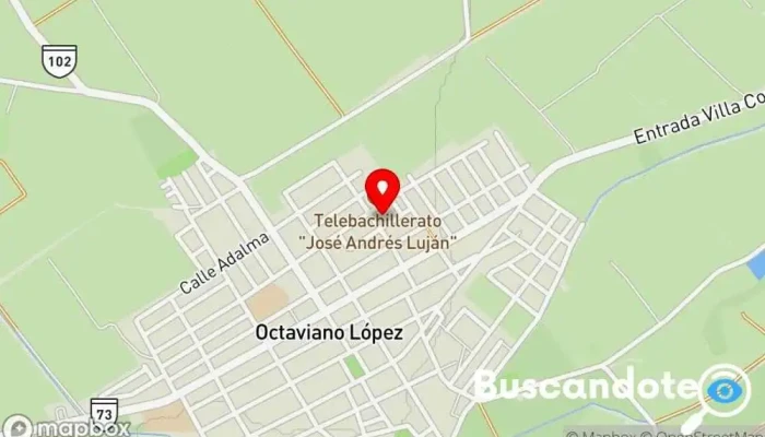 mapa de Centro de Salud Centro médico en Octaviano López
