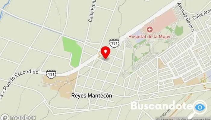 mapa de CENTRO DE SALUD Hospital en Reyes Mantecón