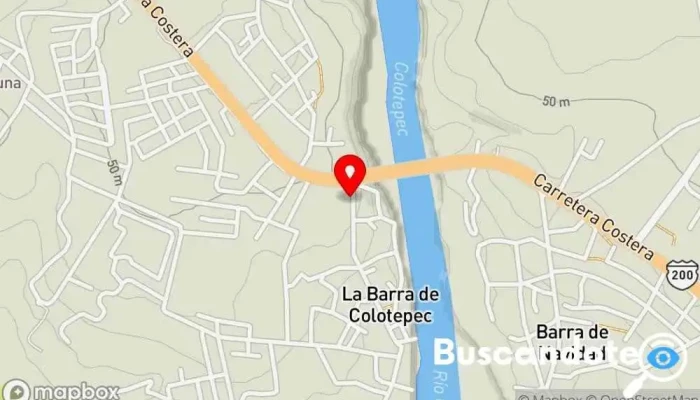 mapa de Centro Médico Pacific Care Servicios médicos locales en La Barra de Colotepec