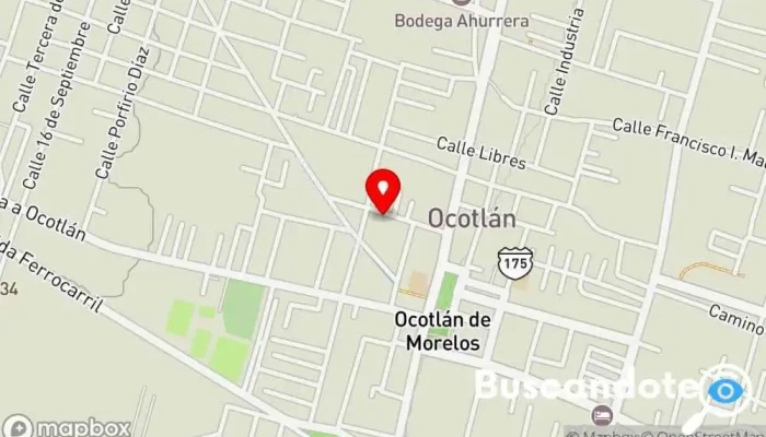 mapa de Clinica Familiar Del IMSS UNIDAD 27 Hospital en Ocotlán de Morelos