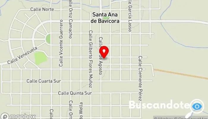 mapa de Clínica Santa Ana Médico de medicina general en Santa Ana