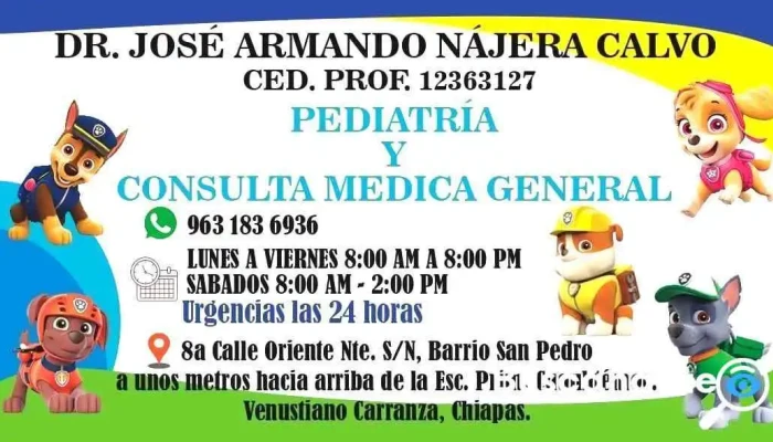 Consultorio Médico Dr. Nájera - Avenida Oriente Norte Entre Segunda