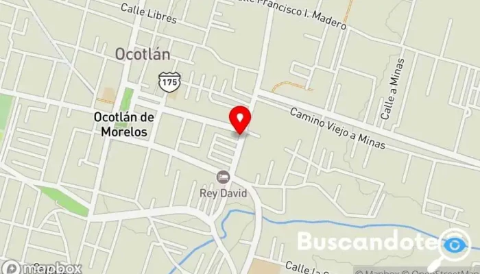 mapa de Consultorio Médico Clínica ambulatoria, Médico especializado en medicina laboral en Ocotlán de Morelos
