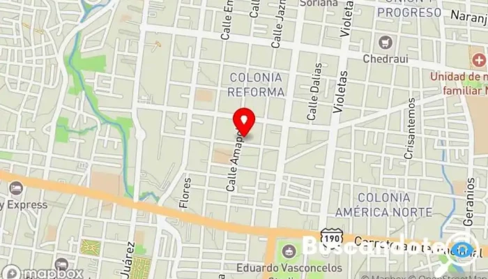 mapa de Dr. Antonio de Jesus Rivera Valdés Traumatólogo en Oaxaca Médico en Oaxaca de Juárez
