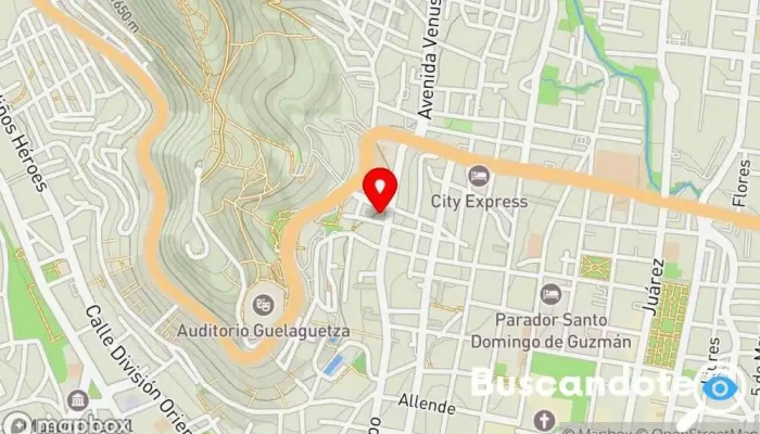 mapa de Dr. Pedro Luis García Díaz Gastroenterólogo en Oaxaca de Juárez