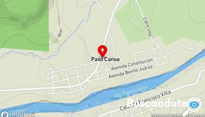 mapa de Parque de Paso Canoa Parque en Santa 3rsula