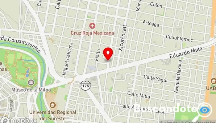 mapa de Salud a Domicilio Comercio, Médico en Oaxaca de Juárez